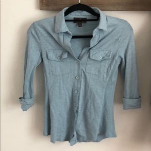 Button down blue shirt